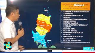 ‘Nika’ makes landfall in Aurora to slightly weaken as it passes mainland Luzon [upl. by Hut]