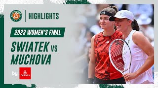 Swiatek vs Muchova Final Highlights  RolandGarros 2023 [upl. by Namolos]