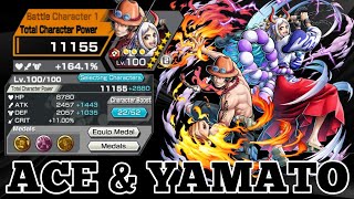 ACE amp YAMATO GAMEPLAY  ONE PIECE BOUNTY RUSH  OPBR [upl. by Damek78]