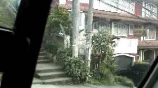 From The Courtyards Leonila Hill Baguio City going to GoshenLand Kisad Rd [upl. by Annahoj]