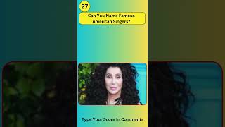 Can You Name Famous American Singers Part 5 guessthesinger famoussingers shorts youtubeshorts [upl. by Vale]