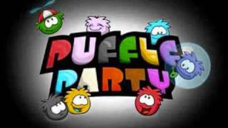 Club Penguin Music Puffle Party 2010 Puffle Show Room [upl. by Nelo]