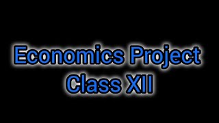 Economics Project Class XII  Government Budget and its component [upl. by Sackman]