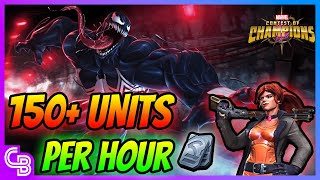 How Much Units Can You Farm Per Hour  Marvel Contest of Champions [upl. by Greenwood]