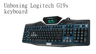 Logitech G19s Keyboard Unboxing amp Review Tech [upl. by Aneeles]