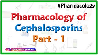 Pharmacology of Cephalosporins  Classification  spectrum of activity and clinical use  Part 1 [upl. by Spada860]