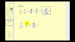 Dividing Fraction  Positive Only [upl. by Drawde550]