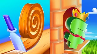 Spiral Roll VS Digit Shooter  Android iOS Gameplay 2 EP2 [upl. by Ellahcim]