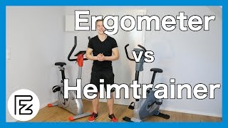 ERGOMETER vs HEIMTRAINER  Was sind die Unterschiede [upl. by Laekim154]