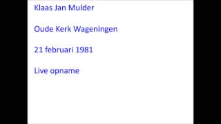 Klaas Jan Mulder Wageningen 1981 [upl. by Shelburne]