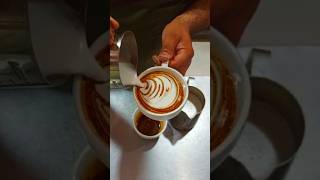 Latte art aqfoodmaster coffeemaster food coffeeart [upl. by Noroj]