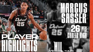 HIGHLIGHTS Marcus Sasser Comes off the Bench for 26 Points [upl. by Aihtnamas]