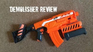 Nerf NStrike Elite Demolisher 2 In 1 Unboxing Review amp Range Test [upl. by Eissen]