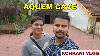 Aquem Cave  Goa  Konkani Vlog [upl. by Bride]