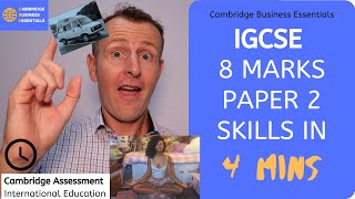 How to Answer IGCSEOlevel Business Paper 2 8 Mark Question CAIE Cambridge Int Exams [upl. by Claudie]