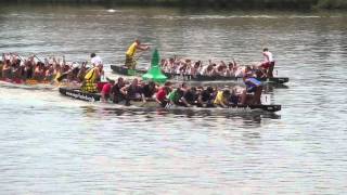 Drachenbootrennen Ladenburg  kurze Fassung [upl. by Bechler]