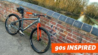 Hardtail to Gravel Bike Conversion  90s Inspired Marin Mountain Bike Build [upl. by Amalburga]