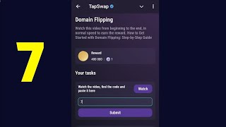 Domain Flipping  TapSwap Code  How to Get Started with Domain Flipping StepbyStep Guide [upl. by Lorraine]