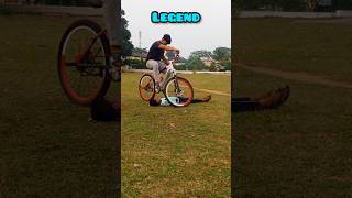 Noob😃 pro😄 legend cyclestunt shorts shortsfeed short like viralvideo mtb [upl. by Nylehtak898]