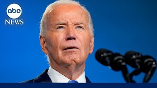 Biden calls Harris quotVice President Trumpquot in mixup during press conference [upl. by Rhine]