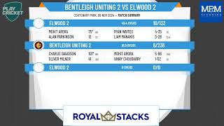 Bentleigh Uniting 2 v Elwood 2 [upl. by Ihteerp]