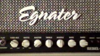 Egnater Rebel 20 demo slightly more gain than when totally clean [upl. by Lacombe]