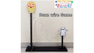 Buzz wire game buzzwiregame schoolprojectshopinsiliguri scienceexhibition [upl. by Innavoeg]