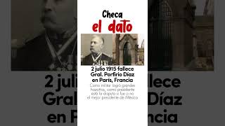 General Porfirio Díaz mexico historia datoscuriosos paris [upl. by Brodie]