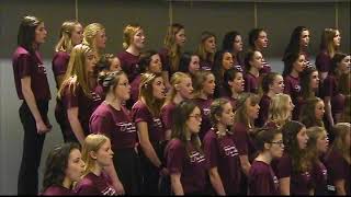 Cantate Domino by Daniel Friderici  2018 NWACDA HS Womens Honor Choir [upl. by Oicinoid]