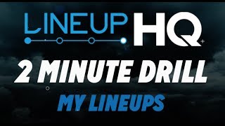 ROTOGRINDERS LINEUPHQ TUTORIAL  MY LINEUPS [upl. by Gardie]