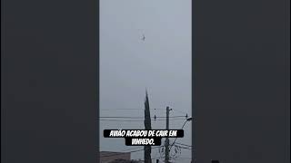 Avião acabou de cair em Vinhedo noticias saopaulo aviation aviação [upl. by Aurelie]