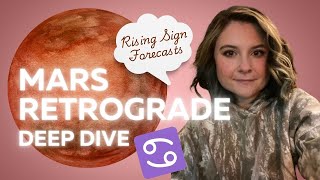 Mars Retrograde Overview  Rising Sign Forecasts [upl. by Freemon]