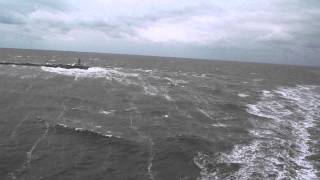 DFDS Princess Seaways in storm 2 [upl. by Cattima]