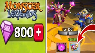 Monster Legends Xandrite Spellbound  100 Gems Free 😍 [upl. by Taber127]