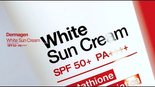 DERMAGEN WHITE SUN CREAM [upl. by Dleifniw459]