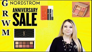 GRWM Nordstrom Anniversary Sale Try On HAUL YSL Hourglass beauty [upl. by Araes]