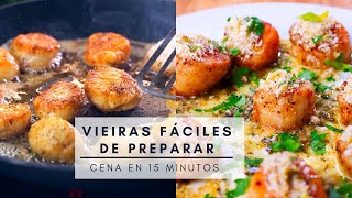 VIEIRAS SALTEADAS RECETA [upl. by Trebma664]