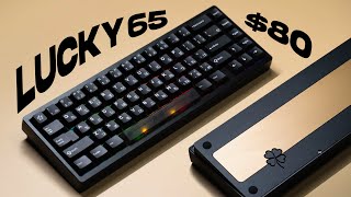 Thocky Budget Keyboard  Lucky65 Build amp Sound Test [upl. by Atinna]