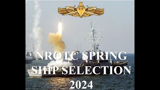 Spring 2024 NROTC Ship Selection Day 1 [upl. by Enneles]