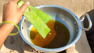 Aloe Vera Sarson Ke Tail mein Mix Karein  Homemade Conditioner Hair growth Oil remedy [upl. by Olly29]