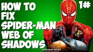 HOW TO FIX SPIDERMAN WEB OF SHADOWS  CANT MOVE [upl. by Nesral]