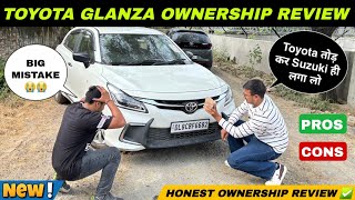 New Toyota Glanza Facelift Ownership Review ✅  Glanza better than Baleno 🤔  Glanza Pros and Cons [upl. by Noirda213]