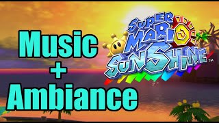 Sirena Beach  Super Mario Sunshine OST  Ambiance  1 Hour [upl. by Kcirevam272]