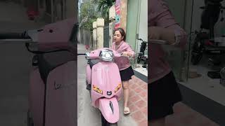 Review xe ga vespa 50cc 2025 hồng baby  0854476188 [upl. by Reld]