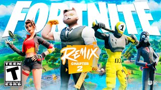 NEW FORTNITE CHAPTER 2 REMIX UPDATE RIGHT NOW NEW BATTLE PASS MAP amp MORE Chapter 5 LIVE [upl. by Avis]