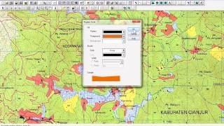 MAPINFO TUTORIAL 02 DASAR DIGITASI [upl. by Deonne]