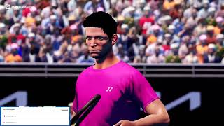 FINALE SA ALCARAZOM  PRVI GRADN SLAM  AO TENNIS 2  GAMEPLAY [upl. by Fredkin]