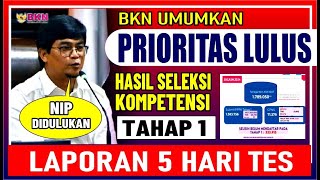 🔴 BARU SAJA BKN SAMPAIKAN DATA PRIORITAS KELULUSAN NIP PPPK DIDAHULUKAN DARI PADA CPNS [upl. by Jamal]