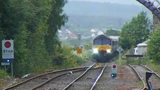 GBRF 66743 hazard warning lights I think at Dingwall [upl. by Paule]