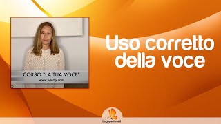 La voce proiettata  Corso completo [upl. by Egedan]